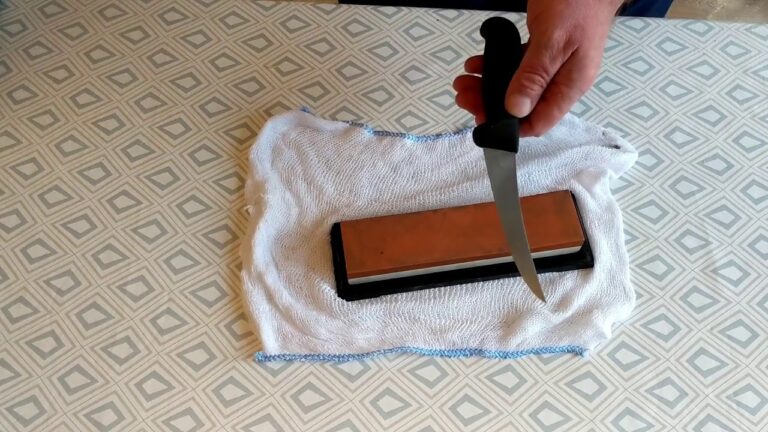 How To Sharpen Butcher Knife