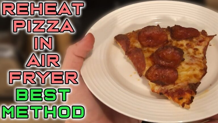 How to Reheat Pizza in Air Fryer