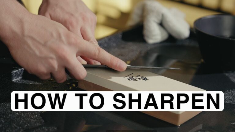 How to Sharpen Kitchen Knives