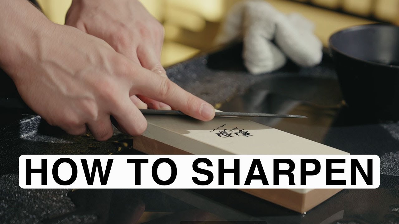 How to Sharpen Kitchen Knives